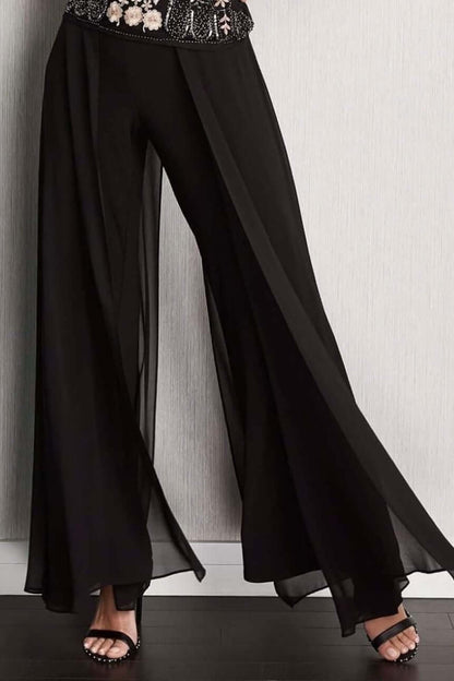 Frank Lyman Pant Style 198256 Black Belle Mia Boutique