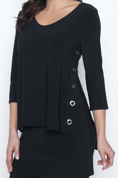 Frank Lyman Top 203026 Black (Tunic/Dress) bmboutique1.myshopify.com