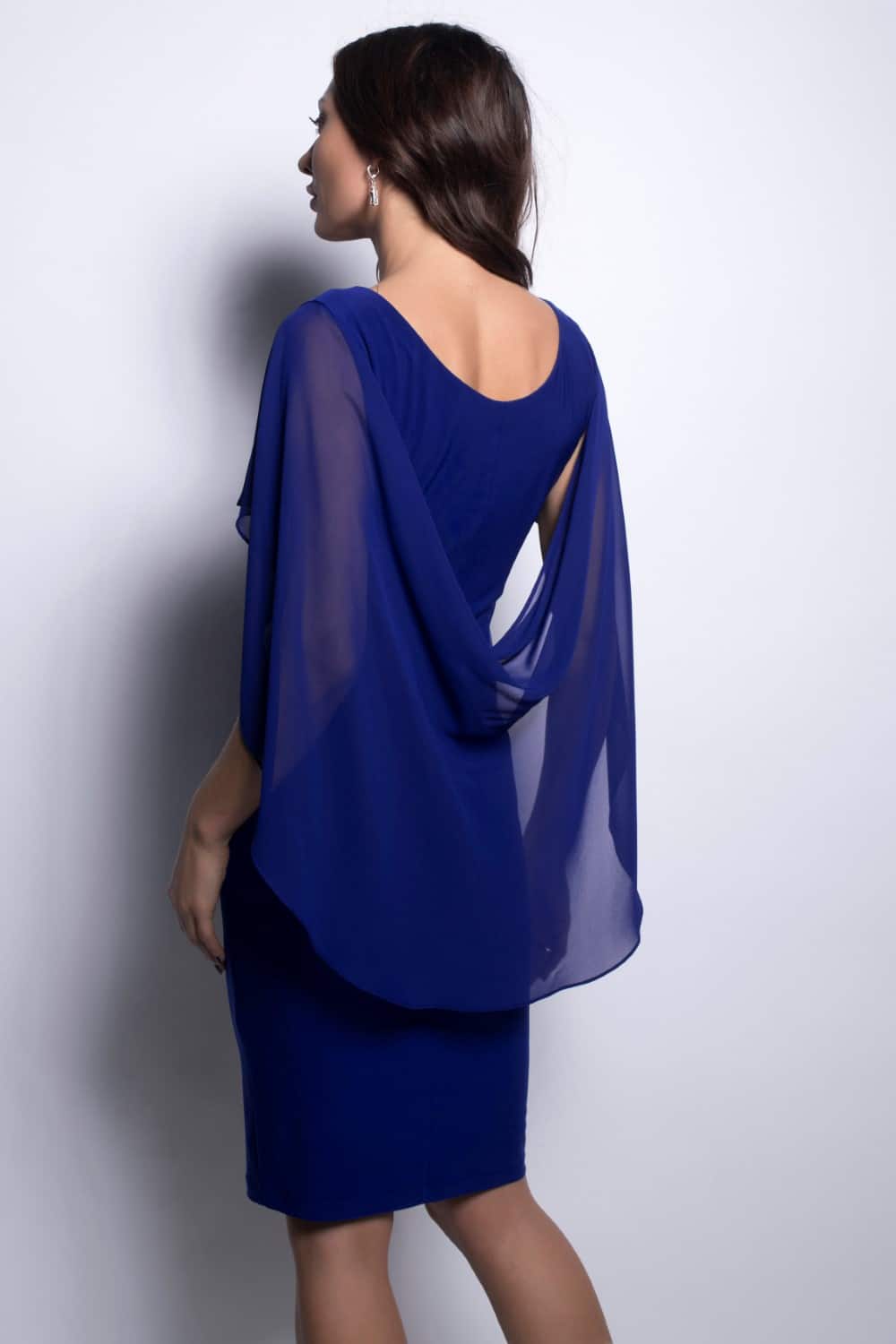 Frank Lyman Dress 209228-IB Imperial-Blue Belle Mia Boutique