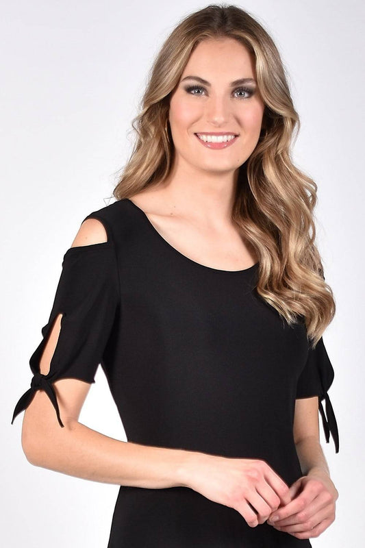 Frank Lyman Tunic 211023 Black bmboutique1.myshopify.com