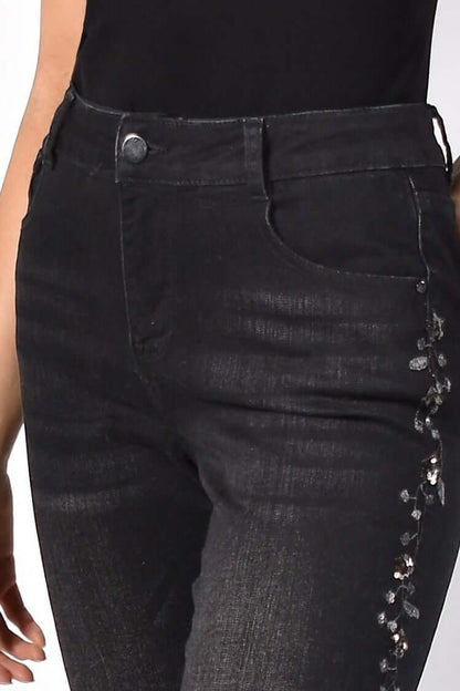 Frank Lyman Pant 213128U Charcoal/Gunmetal bmboutique1.myshopify.com