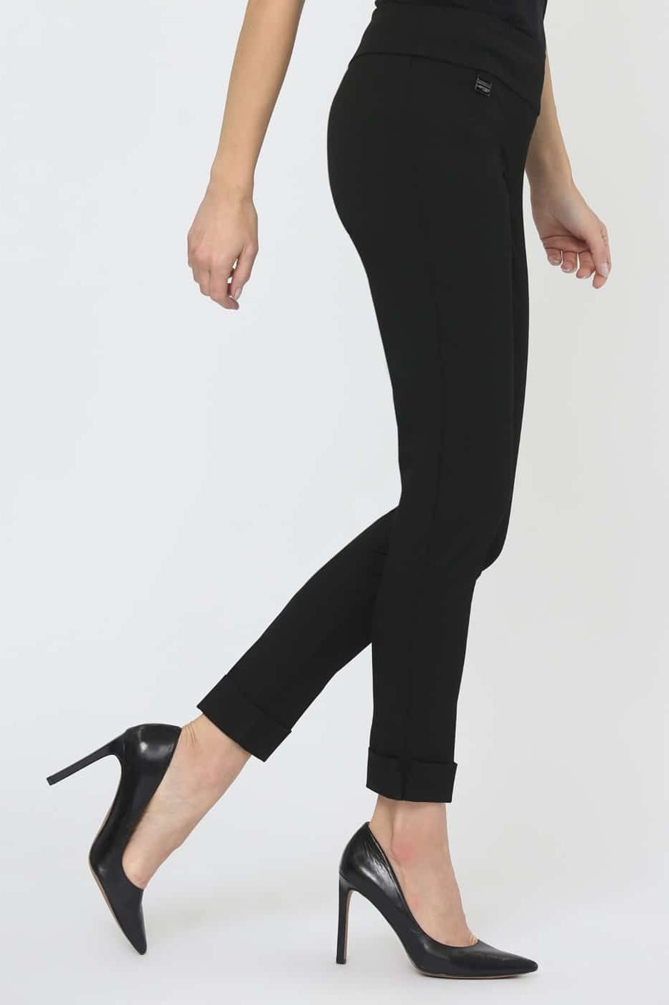 Lisette L Pant Style 22617-25 Gaby Stretch Charcoal from BelleMiaBoutique.com 