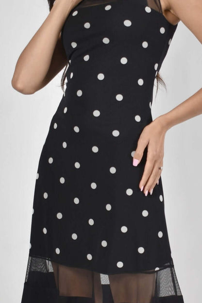 Frank Lyman Dress 226403 Black/White Belle Mia Boutique