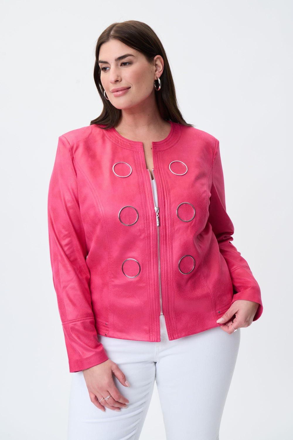 Joseph Ribkoff Jacket 231910-DP Dazzle Pink – Belle Mia Boutique