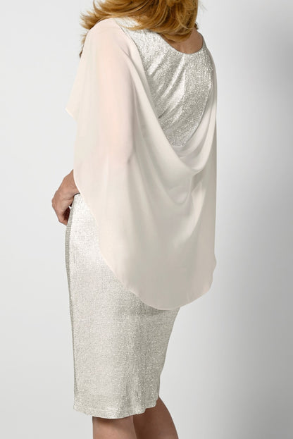 Lyman Dress 238127 White/Silver