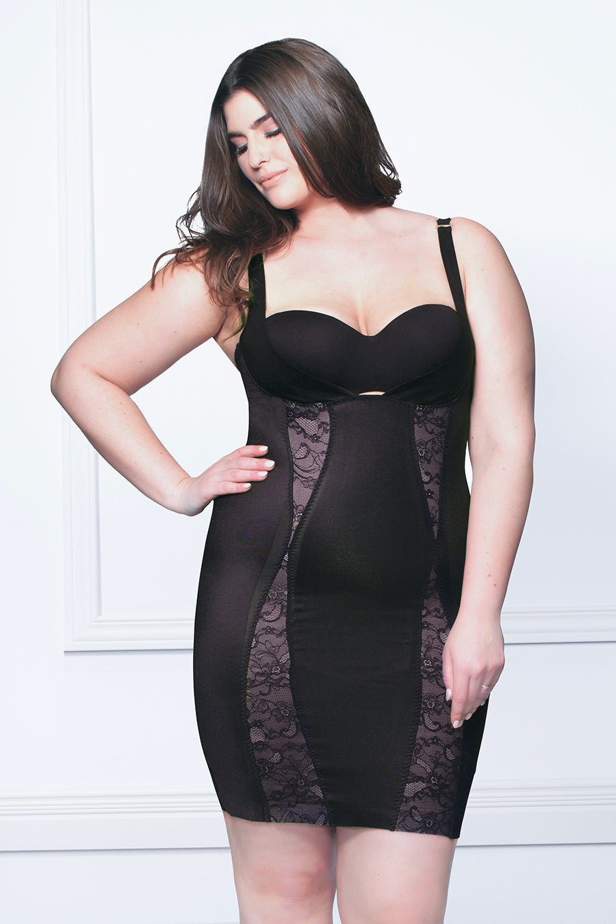 Body Hush Shapewear The Slenderizing Slip BH1502L Belle Mia Boutique