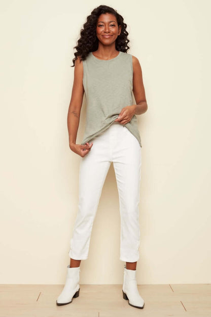 Charlie B Jeans C5333-618A-002 White Belle Mia Boutique