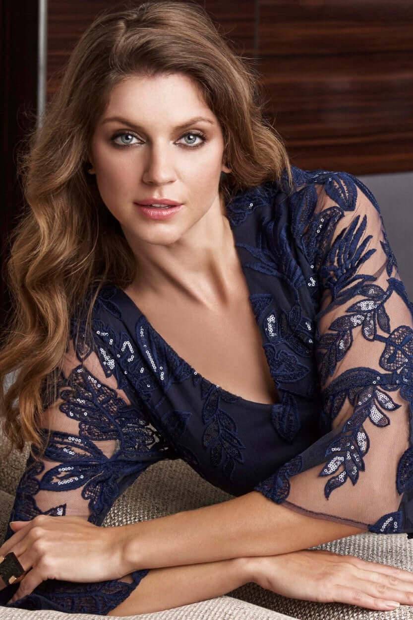 Frank Lyman Dress Style 198146 Navy bmboutique1.myshopify.com