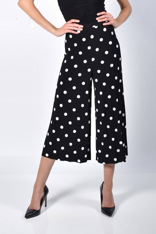 Frank Lyman Pant 216556 Black/White from BelleMiaBoutique.com