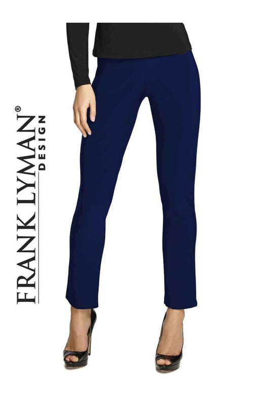 Frank Lyman Pantalon Style 082-MB Bleu Nuit Belle Mia Boutique
