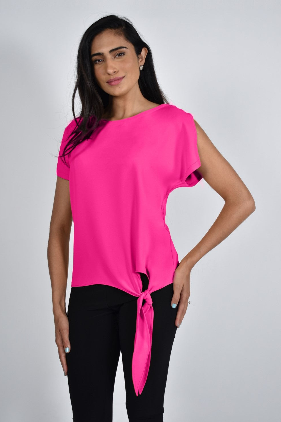 Frank Lyman Top Style 181224-HP Hot-Pink Belle Mia Boutique