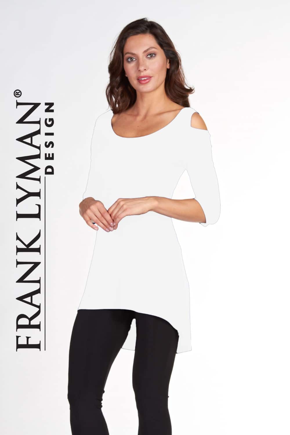 Frank Lyman Top Style 66026 Off-White Belle Mia Boutique