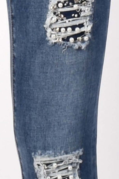 Frank Lyman Denim 216112U Blue/Pearl bmboutique1.myshopify.com